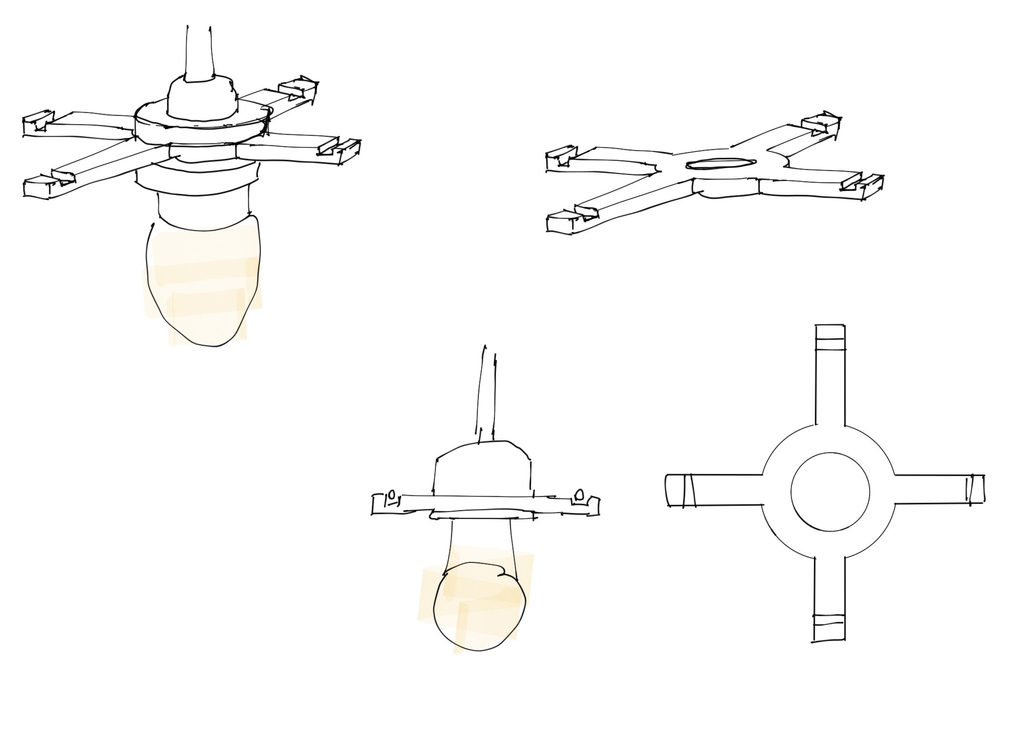 Light Mount Sketches